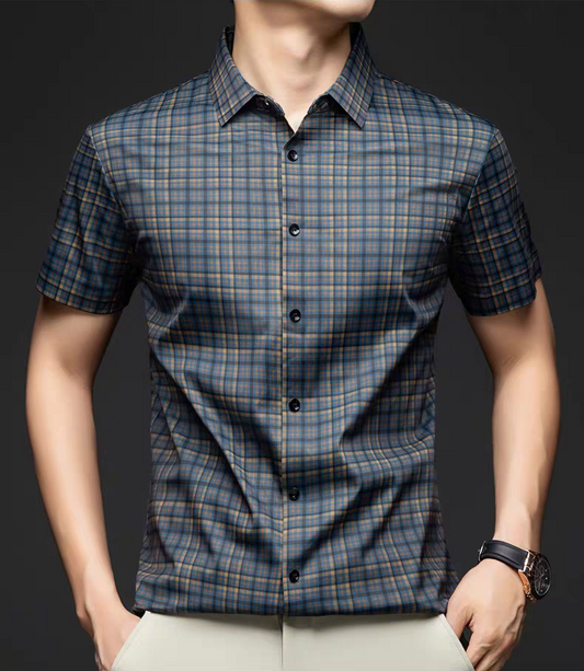 Twilight Grid Luxe Shirt