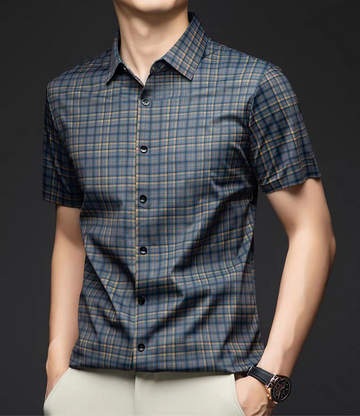 Twilight Grid Luxe Shirt