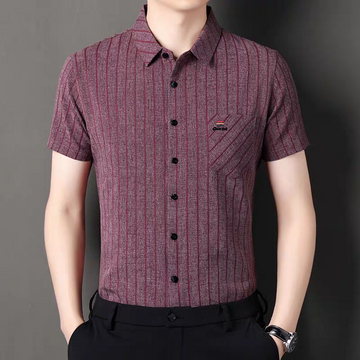 Crimson Stride Luxe Shirt