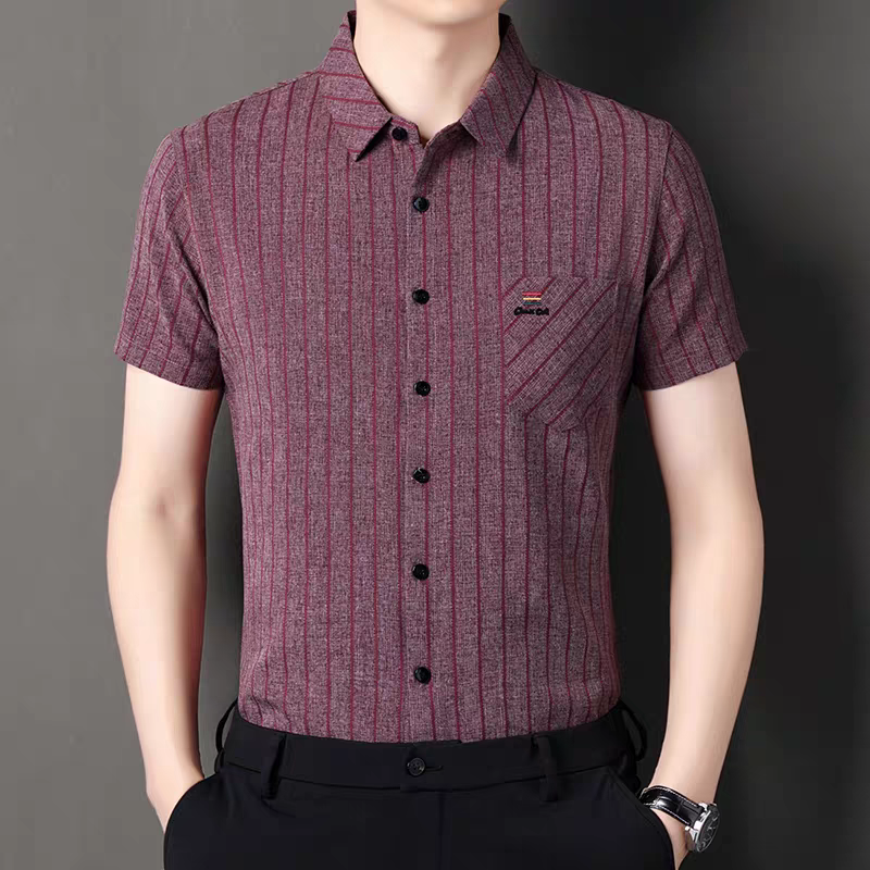 Crimson Stride Luxe Shirt